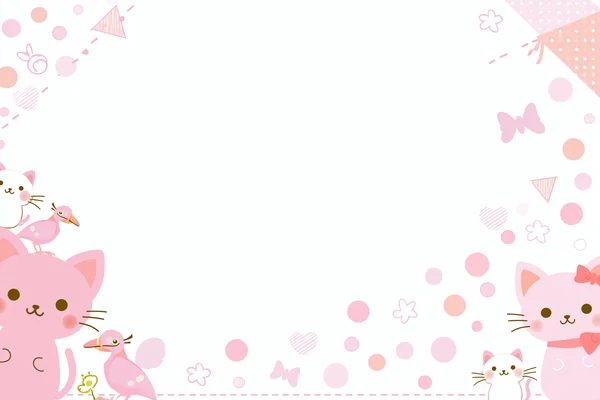 リボンと子猫の壁紙 - かわいい
