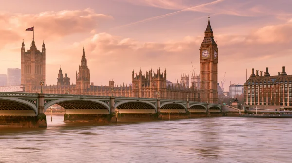 Big Ben and the Thames at Dusk - Architecture & Cities / Sky, Stars & Sunsets wallpaper