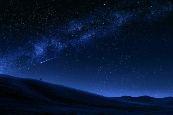 The Milky Way Over the Desert - Fantasy & Space / Sky, Stars & Sunsets wallpaper
