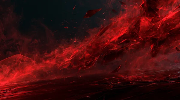 A Space Swirling with Crimson Fragments - Red Full HD - Fantasy & Space wallpaper
