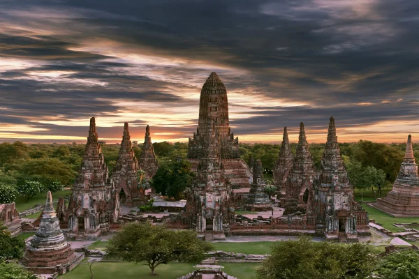Old Temple Towers in Evening Light - Heritage & Ruins / Sky, Stars & Sunsets wallpaper