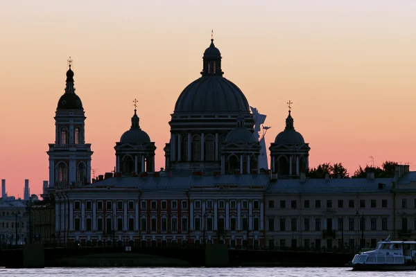 Domed Cathedral Silhouette at Sunset - Architecture & Cities / Sky, Stars & Sunsets wallpaper