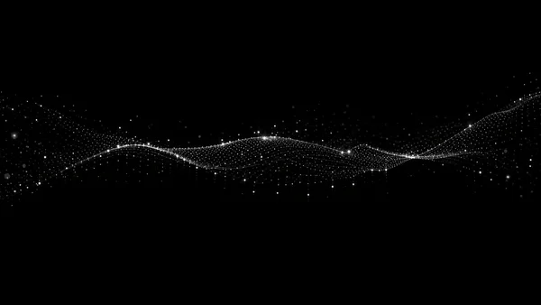A Thin Wave of Dots in the Dark - Mono 4K - Minimal & Abstract wallpaper