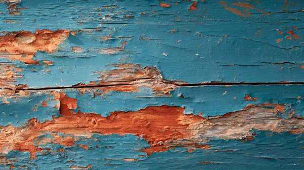 Peeling Turquoise Wood Paint Texture - Minimal & Abstract wallpaper