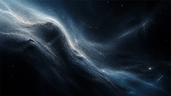 A Band of Light Across the Galaxy - Blue 4K - Fantasy & Space wallpaper