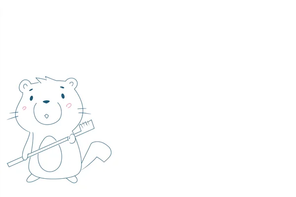 線画のかわいい動物 - かわいいの壁紙