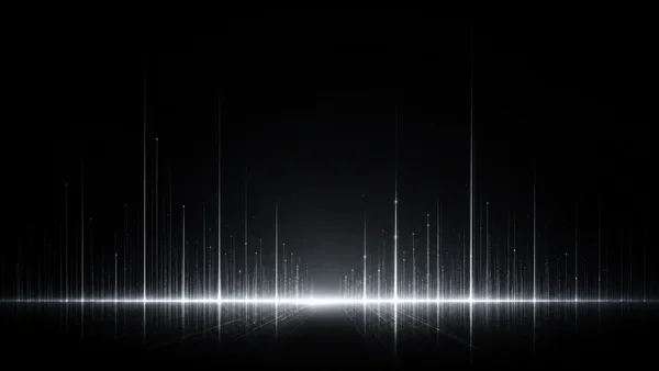 White Light Bursting in a Line - Mono 4K - Minimal & Abstract wallpaper