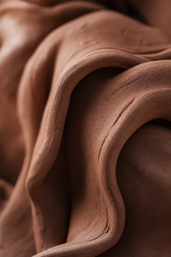 Curves in Folded Red Earth - Red Phone - Minimal & Abstract wallpaper