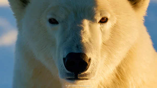 Polar Bear Close-Up Facing Forward - Cute / Animals wallpaper