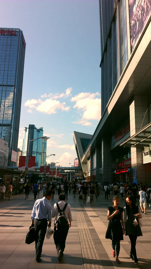A Bustling Shopping Street - Architecture & Cities wallpaper