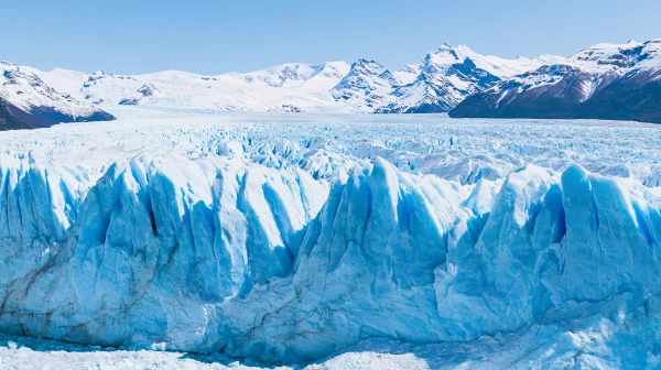 Blue Glacier Front Stretching Like a Wall - Heritage & Ruins / Nature & Landscape wallpaper