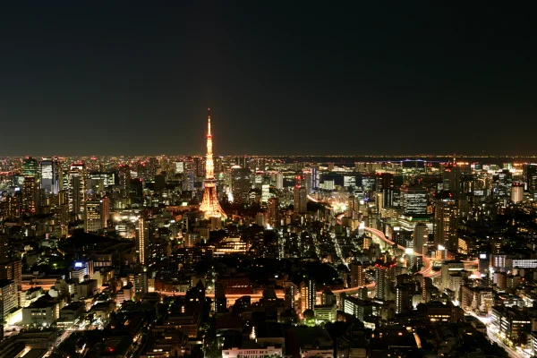 Tokyo Tower and City Lights at Night - Architecture & Cities wallpaper