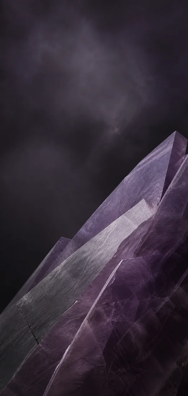 The Sharp Facets of Amethyst - Mono Phone - Minimal & Abstract wallpaper