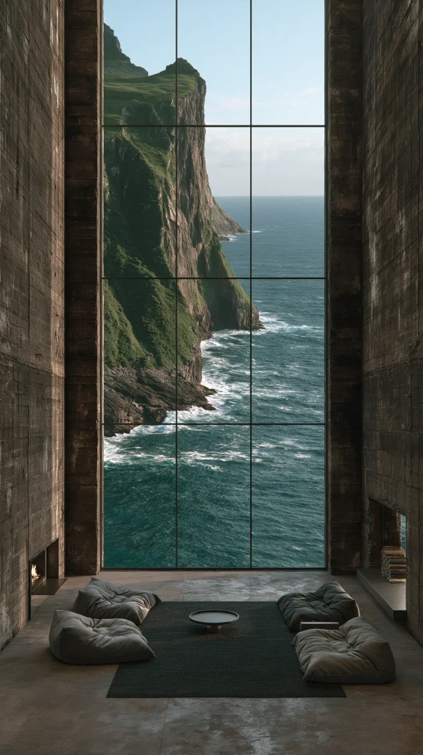 Green Cliffs and the Fireside Room - Life & Food / Architecture & Cities wallpaper