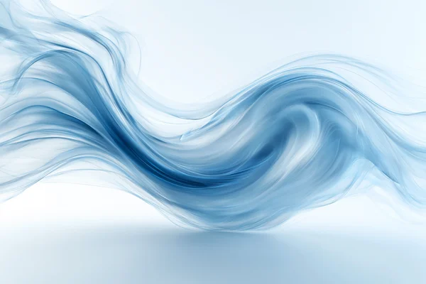 A Wide Curl of Blue Ribbons - Sky Blue Minimal - Minimal & Abstract wallpaper