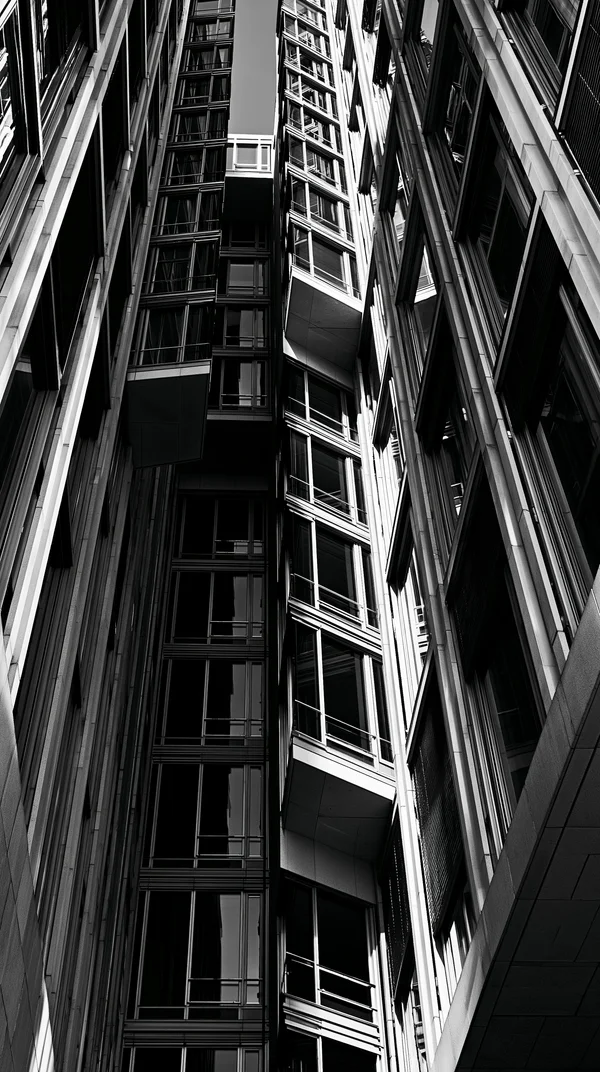 螺旋を描く高層ビル - 建築・都市の壁紙