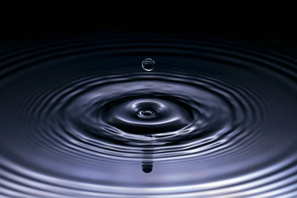 Concentric Ripples on Dark Water - Sea, Lakes & Water wallpaper