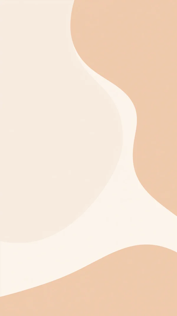Curves Where Cream and Orange Blend Together - Orange Smartphone - Minimal & Abstract wallpaper