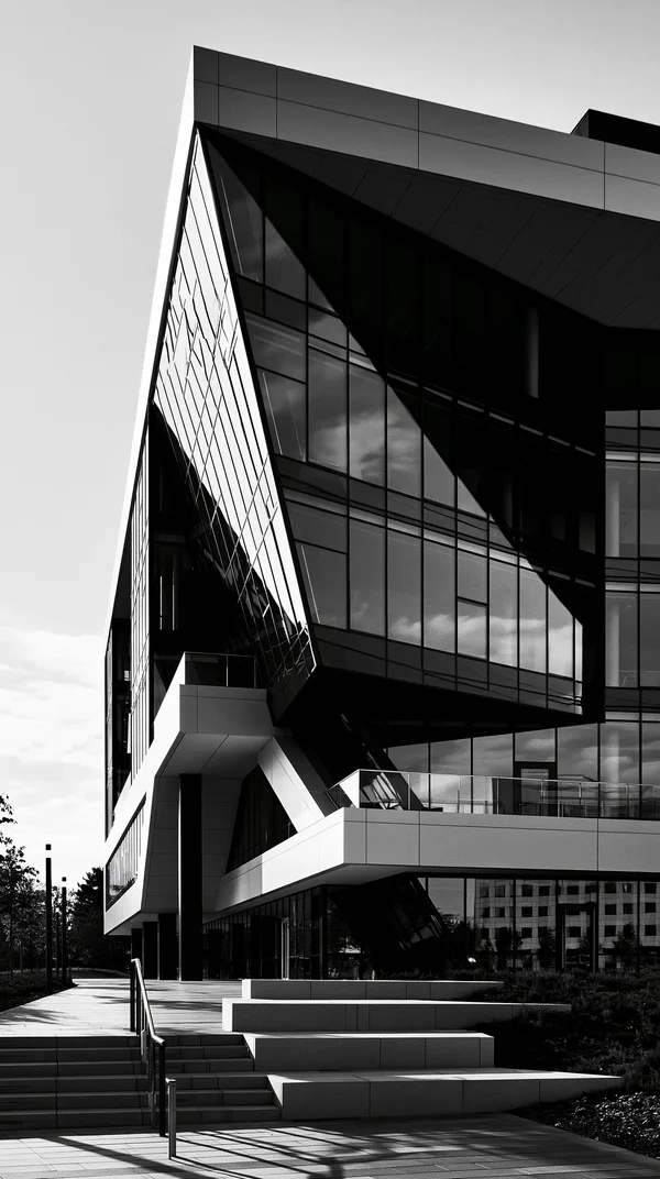 幾何学的な現代建築 - 建築・都市 / ミニマル・抽象の壁紙