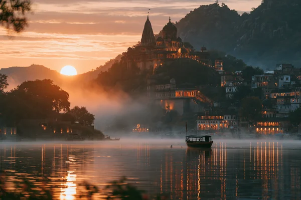 A Riverside Town in Evening Mist - Heritage & Ruins / Architecture & Cities wallpaper