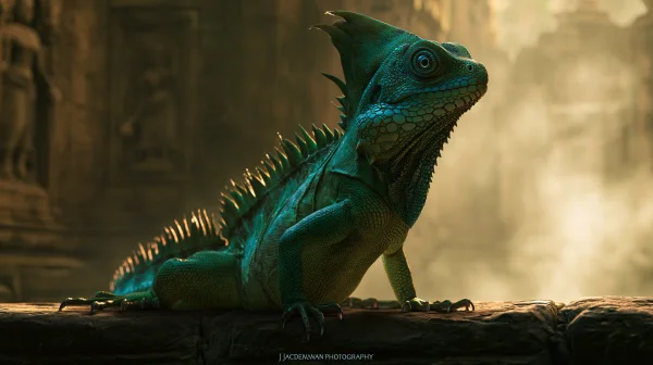 Green Iguana Profile - Fantasy & Space / Animals wallpaper