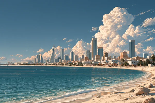 A Beach Beneath the Skyscrapers - Architecture & Cities wallpaper