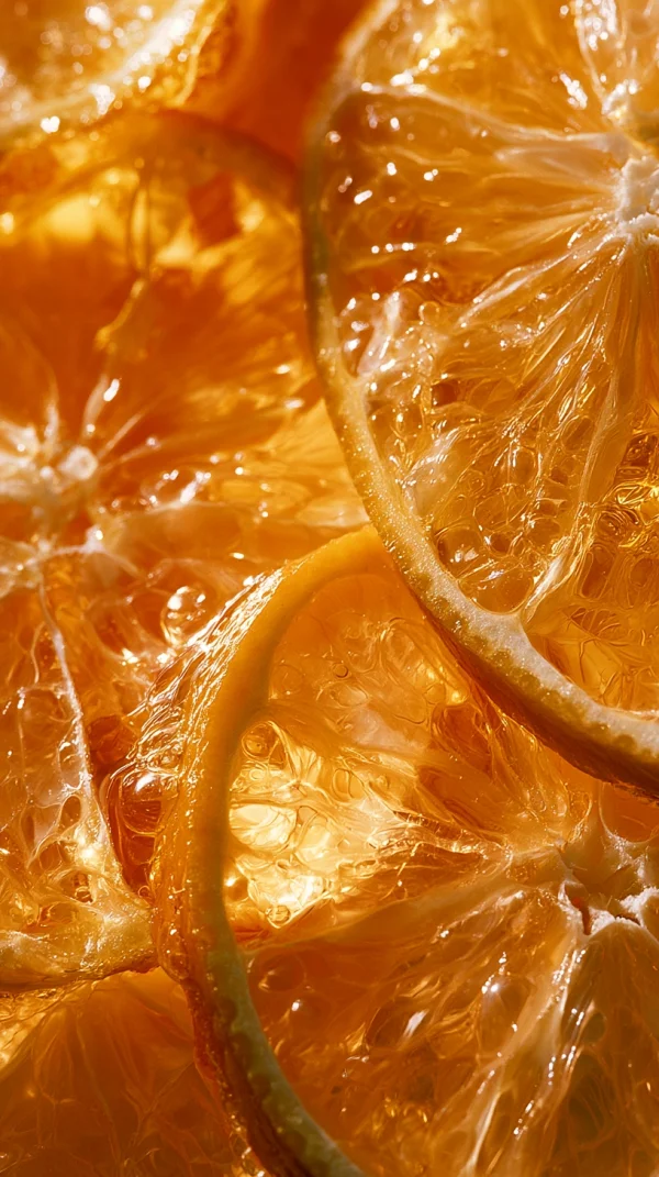 Translucent Orange Slice Macro - Life & Food wallpaper