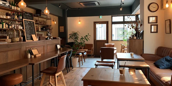 アンティークな食卓のある喫茶室 - オレンジ フルHD - 暮らし・食べ物 / 建築・都市の壁紙