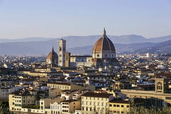 Florence Rooftops and Dome from a Hill - Architecture & Cities / Nature & Landscape wallpaper