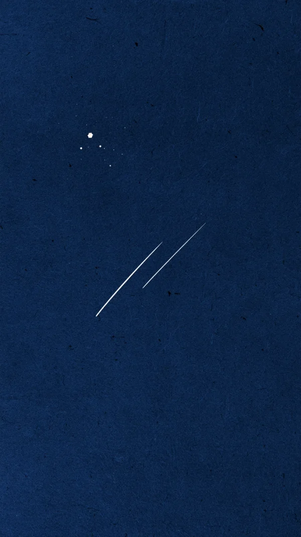 Shooting Stars across a Navy Night Sky - Sky, Stars & Sunsets / Minimal & Abstract wallpaper