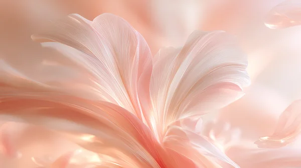 淡く広がる花びらの息吹 - ピンク フルHD - ミニマル・抽象 / 花・植物の壁紙